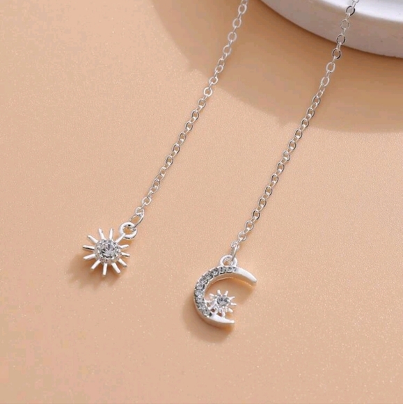 Sun & Moon Celestial Threaders, silver - Picture 2 of 4